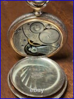 1902 Elgin Womens Pocket Watch 14K Gold Filled 25 Year Case Warranty Runs GREAT