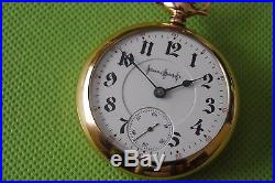 1902 Illinois Bunn Special RR 24 Ruby Jewels 18s Pocket Watch OFMINTY ORIG CASE