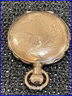 1902 Waltham Seaside 6s 15j Model 1890 Gold Filled Hunter Case Pocket Watch