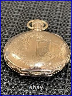 1902 Waltham Seaside 6s 15j Model 1890 Gold Filled Hunter Case Pocket Watch