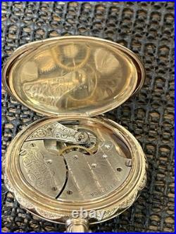 1902 Waltham Seaside 6s 15j Model 1890 Gold Filled Hunter Case Pocket Watch