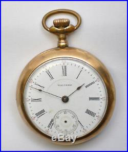 1903 American Waltham 18s Gold-Filled Case Pocket 17j Watch Model 1883 Running
