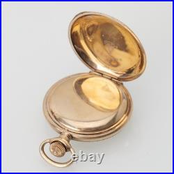 1903 Antique Elgin Pocket Watch Grade 269 Model 2 Tri Color Case Fancy Dial 0s
