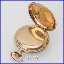 1903 Antique Elgin Pocket Watch Grade 269 Model 2 Tri Color Case Fancy Dial 0s