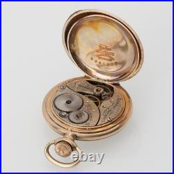 1903 Antique Elgin Pocket Watch Grade 269 Model 2 Tri Color Case Fancy Dial 0s