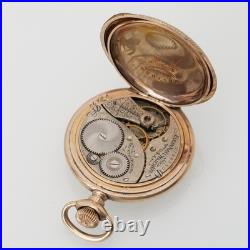 1903 Antique Elgin Pocket Watch Grade 269 Model 2 Tri Color Case Fancy Dial 0s