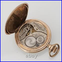 1903 Antique Elgin Pocket Watch Grade 269 Model 2 Tri Color Case Fancy Dial 0s