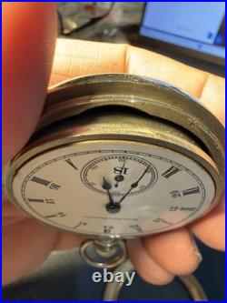 1903 Elgin 18 Size, 7 Jewels, Heavy Nickel Swing-Out Case, Works Great