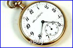 1903 Illinois 16 Size Pocket Watch RUNS With EXCELLENT 20 Year Gold Filled Case NR