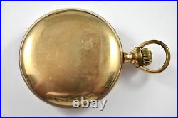 1903 Waltham Crescent St 18s 21J DS Dial OF Pocket Watch with20Yr Case lot. Wn