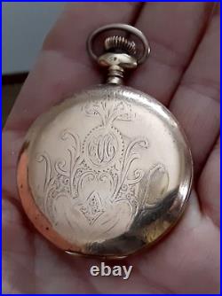 1904 16 S Elgin 290, 14kt Philadelphia case Pocket Watch Running