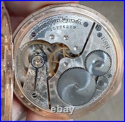 1904 16 S Elgin 290, 14kt Philadelphia case Pocket Watch Running