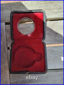 1904 Antique Sterling Silver Pocket Watch Case Box