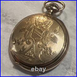 1904 Elgin 7 Jewel Wadsworth Hunter Case Pocket Watch Grade 206 6S 7J Model 2