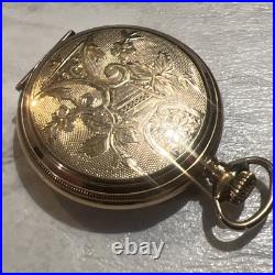 1904 Elgin 7 Jewel Wadsworth Hunter Case Pocket Watch Grade 206 6S 7J Model 2