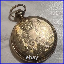 1904 Elgin 7 Jewel Wadsworth Hunter Case Pocket Watch Grade 206 6S 7J Model 2