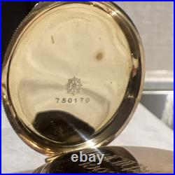 1904 Elgin 7 Jewel Wadsworth Hunter Case Pocket Watch Grade 206 6S 7J Model 2
