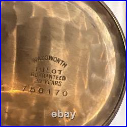 1904 Elgin 7 Jewel Wadsworth Hunter Case Pocket Watch Grade 206 6S 7J Model 2