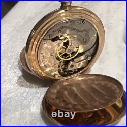 1904 Elgin 7 Jewel Wadsworth Hunter Case Pocket Watch Grade 206 6S 7J Model 2