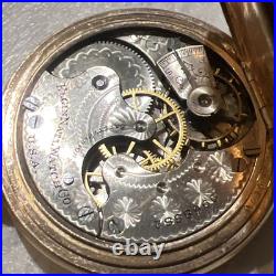 1904 Elgin 7 Jewel Wadsworth Hunter Case Pocket Watch Grade 206 6S 7J Model 2