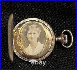 1904 Elgin Grade 269, Model 2, 0s, 7j Ladies Hunter Pocket Watch, 10K GF Case