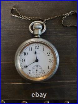 1904 Elgin Pocket Watch With Illinois Watch Co. Case. Winds And Runs