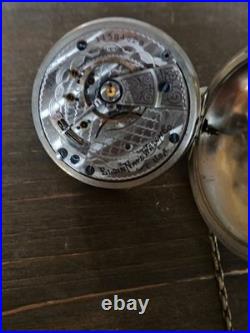 1904 Elgin Pocket Watch With Illinois Watch Co. Case. Winds And Runs