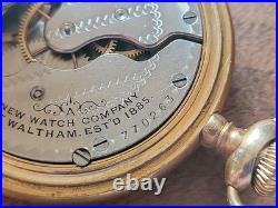 1904 U. S Watch Co. (Waltham, Mass) 16s, 7j, Grade 109 Pocketwatch 20 Year GF Case