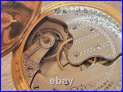 1904 U. S Watch Co. (Waltham, Mass) 16s, 7j, Grade 109 Pocketwatch 20 Year GF Case