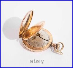 1904 WALTHAM 15j Pocket Watch GOLD FILLED HUNTER DUEBER CASE 0s RUNS