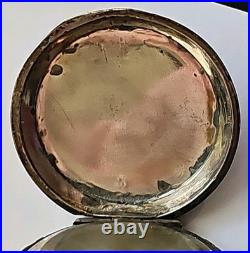 1904 Waltham Pocket Watch 0s Grade 110 Running Fancy Milkmaid Motif Elgin Case