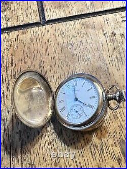 1904 Waltham Pocket Watch Grade 115 0s 15 Jewels Hunter Case 14217460 WORKS