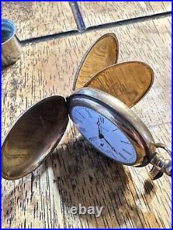 1904 Waltham Pocket Watch Grade 115 0s 15 Jewels Hunter Case 14217460 WORKS