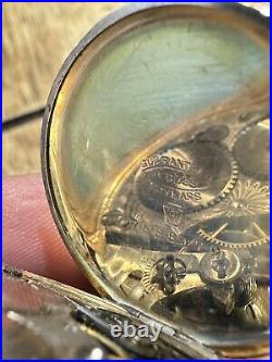 1904 Waltham Pocket Watch Grade 115 0s 15 Jewels Hunter Case 14217460 WORKS