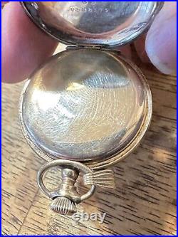 1904 Waltham Pocket Watch Grade 115 0s 15 Jewels Hunter Case 14217460 WORKS