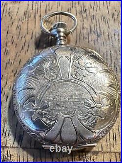 1904 Waltham Pocket Watch Grade 115 0s 15 Jewels Hunter Case 14217460 WORKS