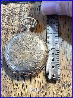 1904 Waltham Pocket Watch Grade 115 0s 15 Jewels Hunter Case 14217460 WORKS