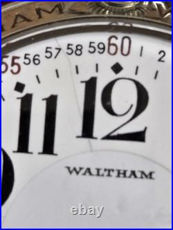 1904 Waltham Vanguard 23j 16s In Factory Waltham Display Case-Serviced