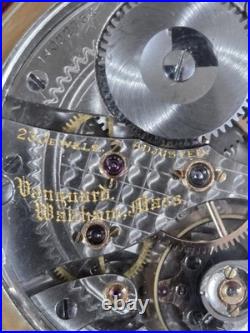 1904 Waltham Vanguard 23j 16s In Factory Waltham Display Case-Serviced