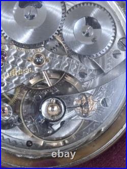 1904 Waltham Vanguard 23j 16s In Factory Waltham Display Case-Serviced