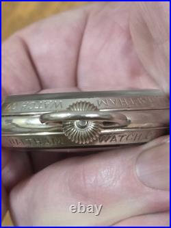 1904 Waltham Vanguard 23j 16s In Factory Waltham Display Case-Serviced