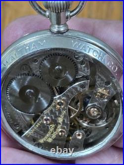 1904 Waltham Vanguard 23j 16s In Factory Waltham Display Case-Serviced