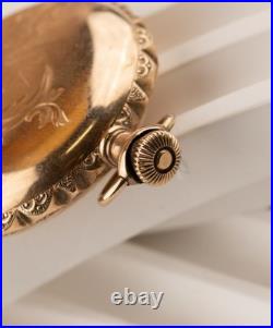 1905 Elgin 7j 0s Pocket Watch Fancy Case Keystone Gold Filled Watch Case 495b