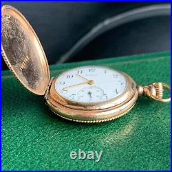 1905 Elgin Grade 315 Tri-Color Case 0S 15 Jewels Gold Filled Pocked Watch