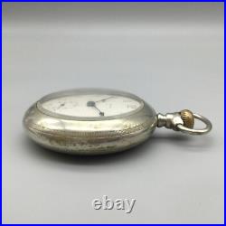 1905 Elgin Grade 336 18s 17j Pocket Watch Silverine Dueber Case Manual Wind