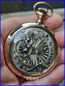 1905 HAMILTON 946 pocket watch, 23 jewels, 18s display back Case (WATCH VIDEO)