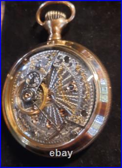 1905 HAMILTON 946 pocket watch, 23 jewels, 18s display back Case (WATCH VIDEO)