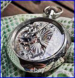 1905 HAMILTON 946 pocket watch, 23 jewels, 18s display back Case (WATCH VIDEO)