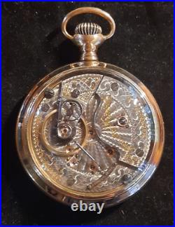 1905 HAMILTON 946 pocket watch, 23 jewels, 18s display back Case (WATCH VIDEO)