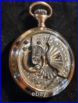 1905 HAMILTON 946 pocket watch, 23 jewels, 18s display back Case (WATCH VIDEO)